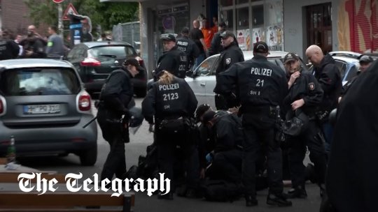 Un bărbat înarmat a fost împuşcat de forţele de ordine la Hamburg | VIDEO