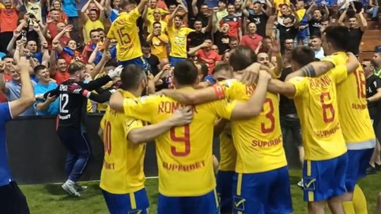România s-a calificat în finala Campionatului European de minifotbal
