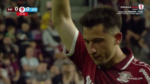 Fotbal. Rapid București - Universitatea Craiova 0-0, în ultimul meci al Superligii | VIDEO