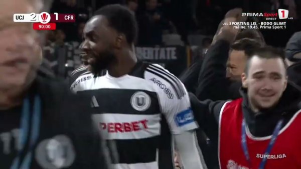 Fotbal: Universitatea Cluj a câștigat derby-ul cu CFR Cluj, în play-off-ul Superligii