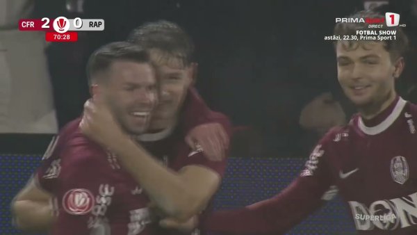 Fotbal / Superliga: CFR Cluj - Rapid 3-0 VIDEO