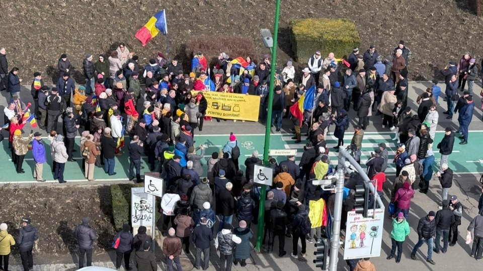 Protest în centrul Brașovului | VIDEO