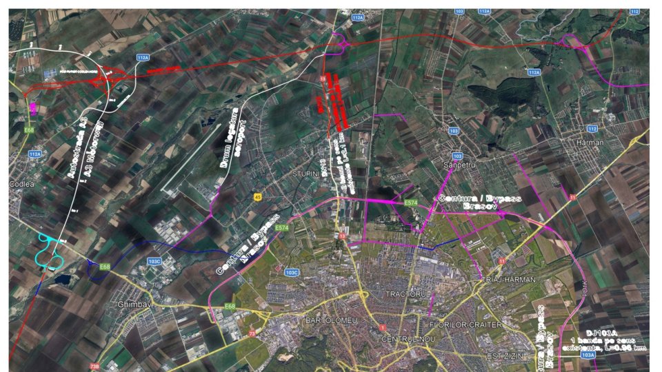 Soluții pentru fluidizarea traficului dintre Sânpetru și Brașov