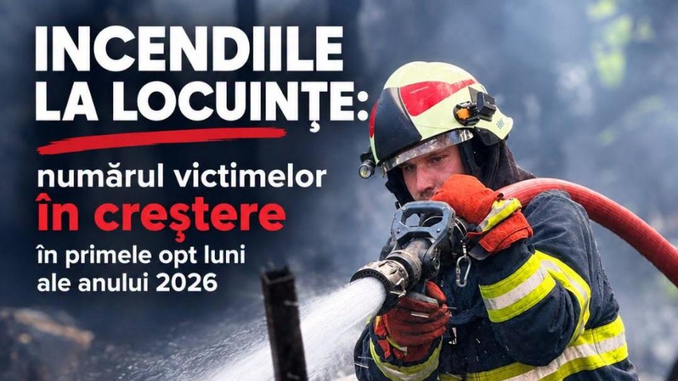 Mai multe incendii la locuințe în 2026. Sistemele de încălzire și instalațiile electrice, printre principalele cauze