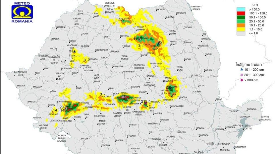 Vreme rece pentru această perioadă