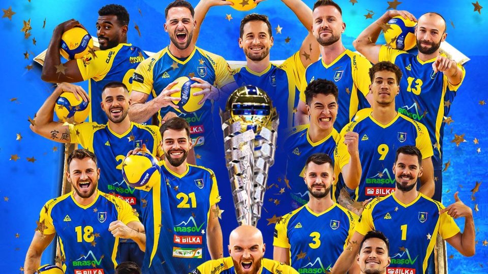 Corona Braşov a câştigat Supercupa României la volei masculin