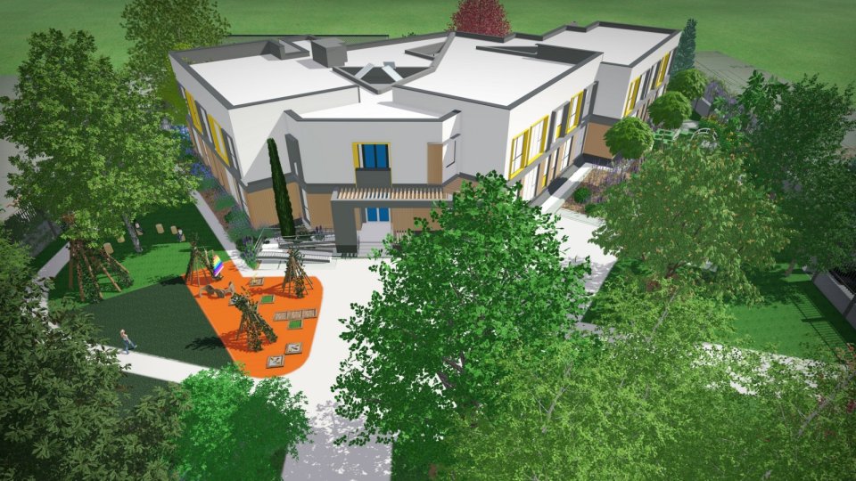 FOTO&VIDEO Cum va arăta primul campus preșcolar construit după 1989 în municipiul Brașov