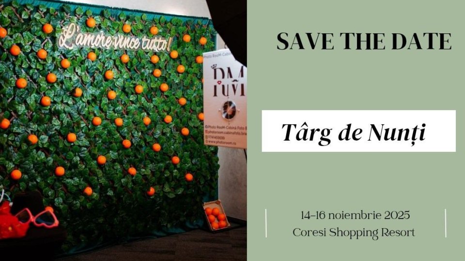 Târg de nunți la mall, în weekend