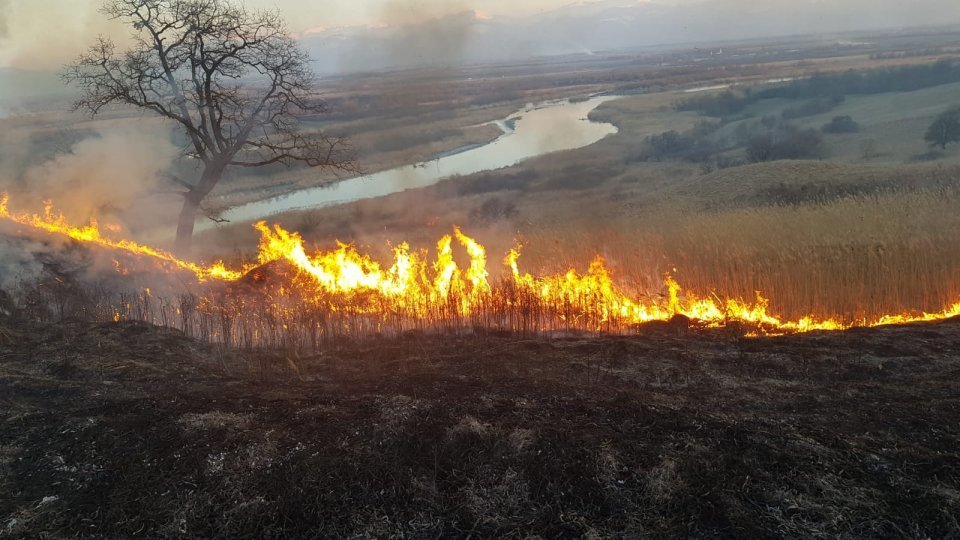 Recomandările pompierilor pentru prevenirea incendiilor de vegetație