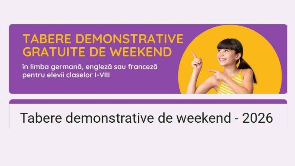 Tabere gratuite de weekend în limbi străine