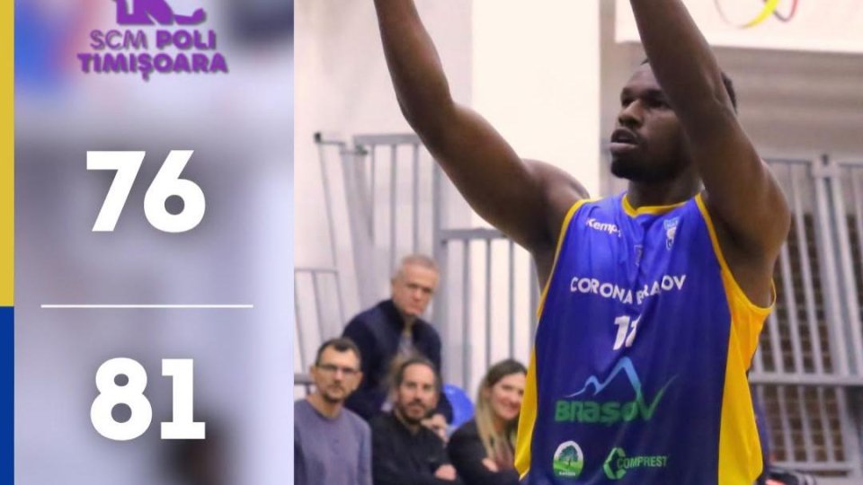 Prima victorie pentru Corona Brașov în Liga Națională de baschet masculin
