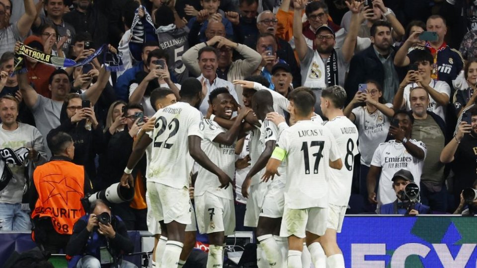 Fotbal: Revenire pentru Real Madrid şi victorie cu 5-2 în faţa Borussiei Dortmund, în Liga Campionilor