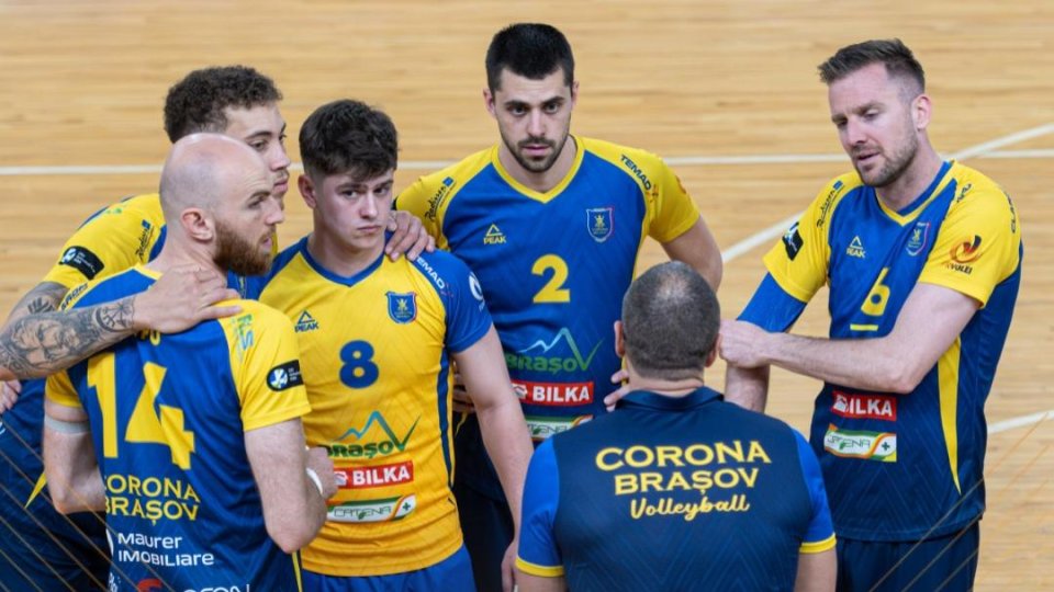 Volei masculin. Înfrângere pentru Corona Brașov