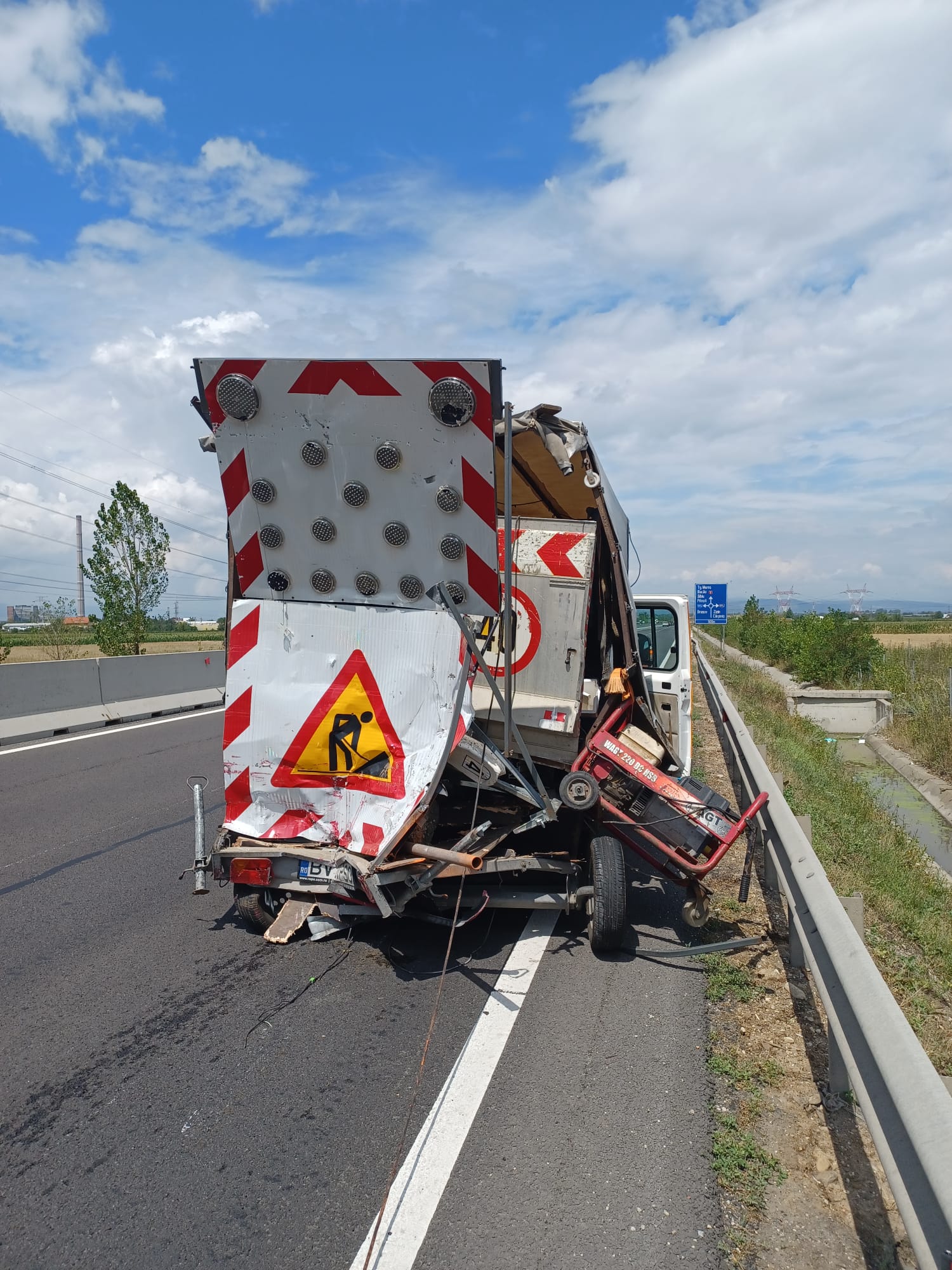 accident autoutilitară DRDP /