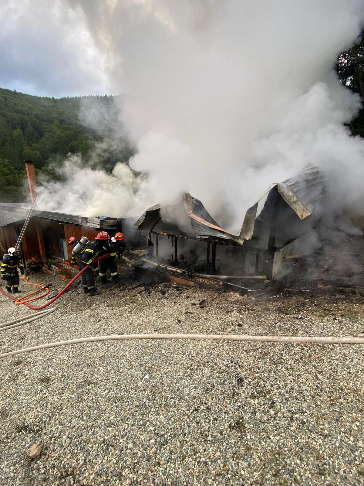 Incendiu în comuna Lisa